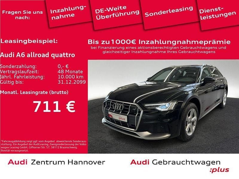 Mythosschwarz metallic Gebraucht 2022 Audi A6 Allroad Ambiente Kombi | 49.450 € (Guter Preis) - Bild 1/4