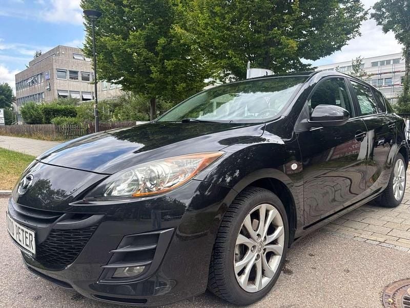Schwarz Gebraucht 2010 Mazda 3 Active Plus Limousine | 4.690 € (Etwas zu teuer) - Bild 1/4
