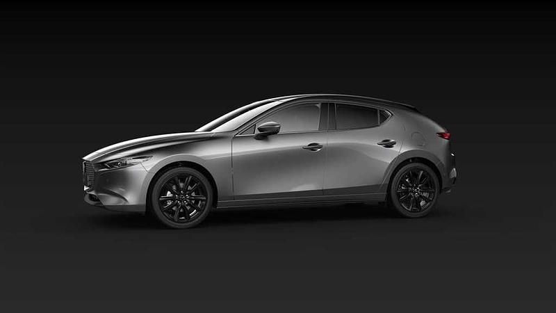 Neu Mazda 3 Exclusive-Line 186 PS (136 kW) 2025 Machine grey Limousine