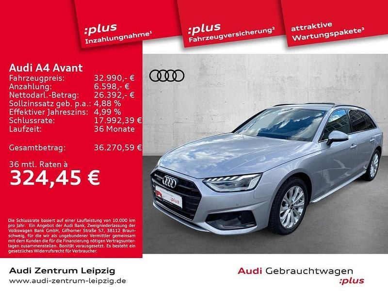 Silber Gebraucht 2022 Audi A4 Advanced Plus Kombi | 32.990 € (Fairer Preis) - Bild 1/3
