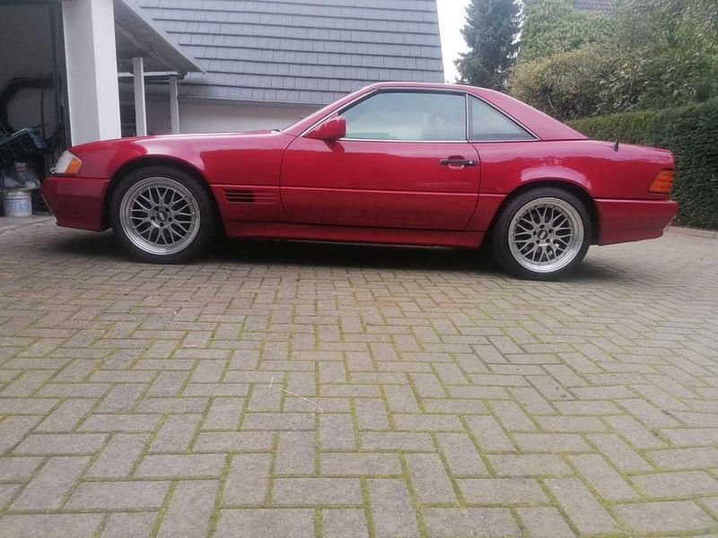 Rot Gebraucht 1995 Mercedes SL280 Cabrio | 16.000 € - Bild 1/4