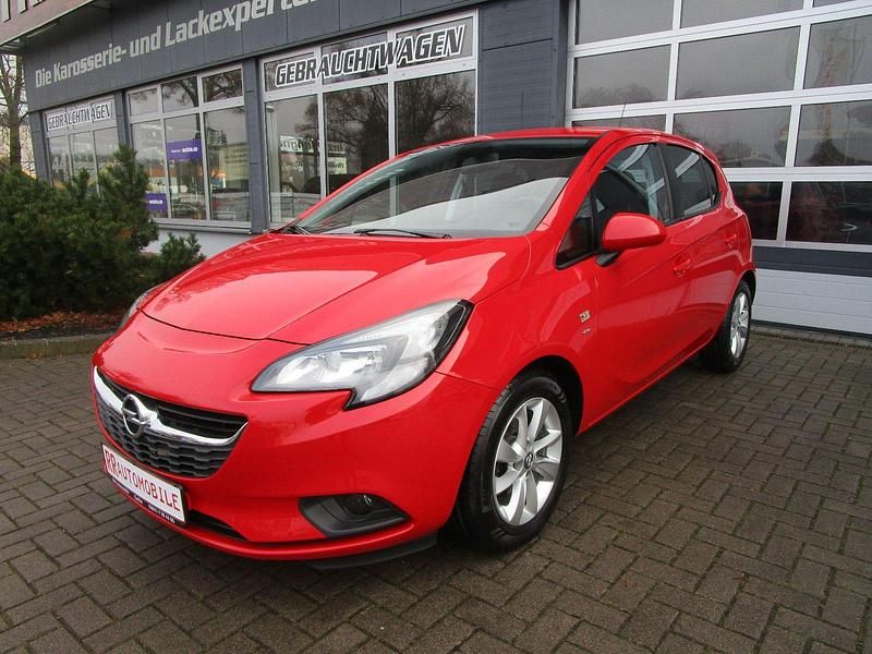 Rot Gebraucht 2016 Opel Corsa drive Kleinwagen | 8.490 € (Fairer Preis) - Bild 1/4
