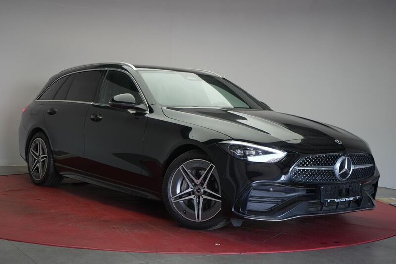 Obsidian black Gebraucht 2024 Mercedes C220 AMG Kombi | 40.890 € (Guter Preis) - Bild 1/4