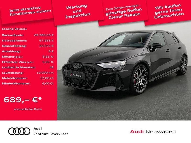 Mythosschwarz Neu 2025 Audi RS3 Comfort Limousine | 70.480 € - Bild 1/4