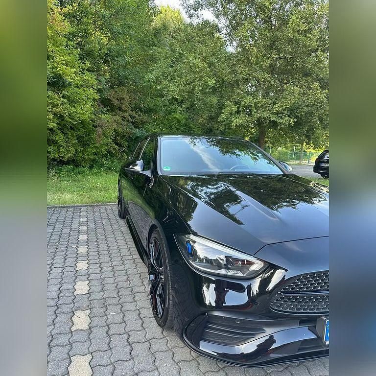 Schwarz Gebraucht 2021 Mercedes C220 Limousine | 22.990 € (Superpreis) - Bild 1/4