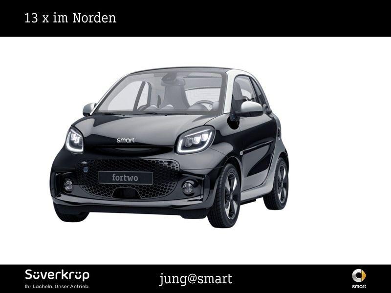 Grau Gebraucht 2020 Smart ForTwo Electric Drive Passion Exclusive Kleinwagen | 9.848 € (Fairer Preis) - Bild 1/4
