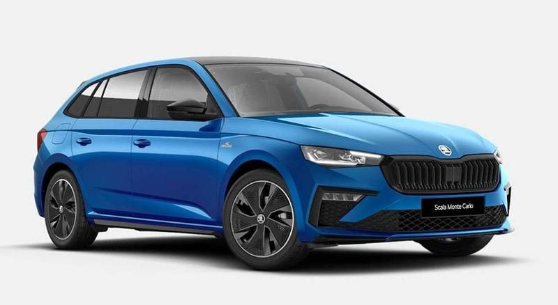 Race blue Neu 2025 Skoda Scala Monte Carlo Kleinwagen | 27.990 € (Fairer Preis) - Bild 1/4