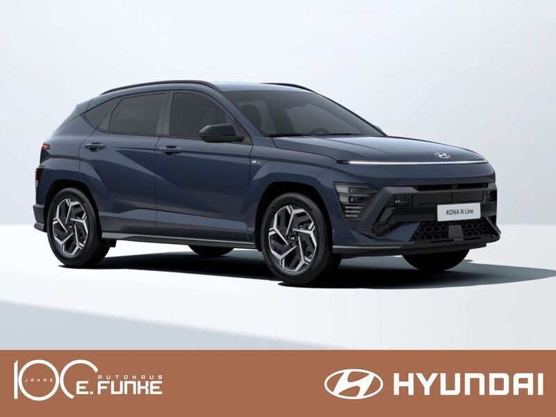 Blau Neu 2025 Hyundai Kona N Line SUV | 28.990 € (Fairer Preis) - Bild 1/4