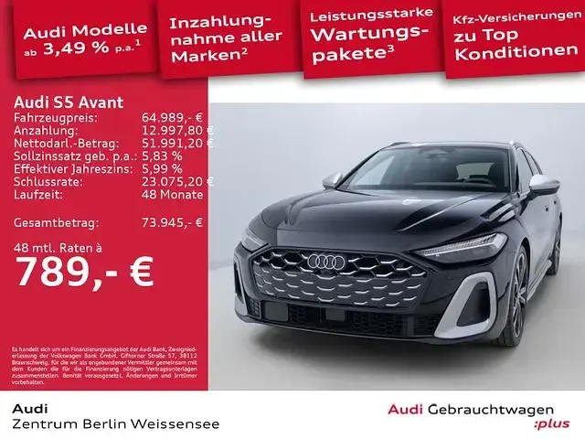 Gebraucht Audi S5 Sport 367 PS (269 kW) 2025 Schwarz Kombi