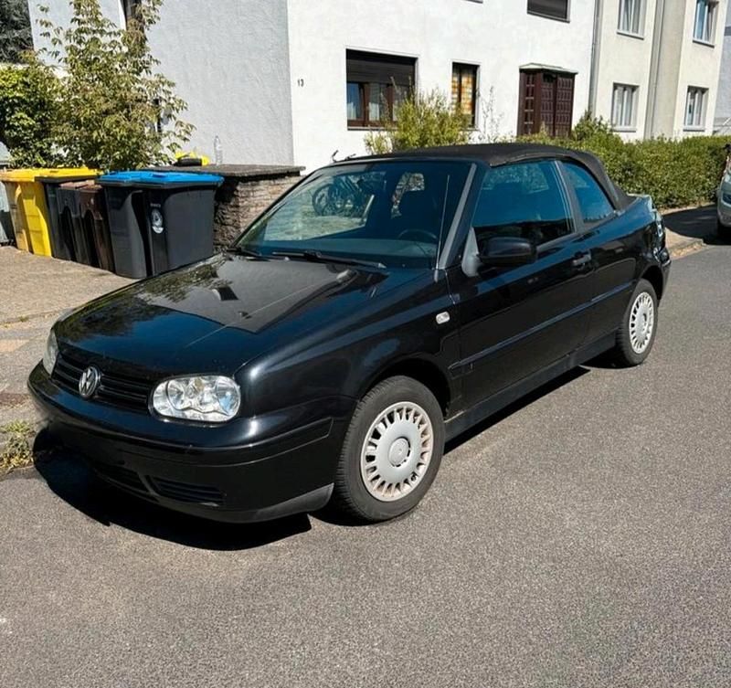 Schwarz Gebraucht 2000 VW Golf Cabriolet Cabrio | 899 € (Guter Preis) - Bild 1/4