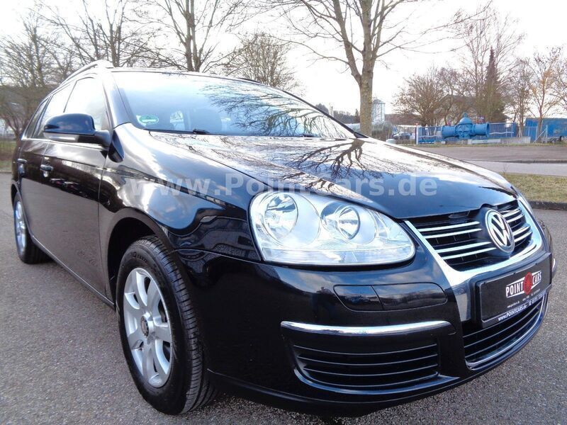 Schwarz Gebraucht 2008 VW Golf VI Trendline Kombi | 6.490 € - Bild 1/4