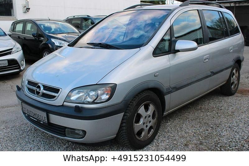 Gebraucht Opel Zafira Elegance 147 PS (108 kW) 2003 Silber Van / Kleinbus