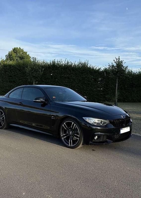 Schwarz Gebraucht 2014 BMW 420 M Sport Cabrio | 21.950 € (Teuer) - Bild 1/4