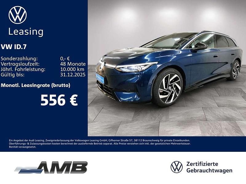 8h aquamarinblau metallic Gebraucht 2025 VW ID.7 Pro Limousine | 53.770 € - Bild 1/3