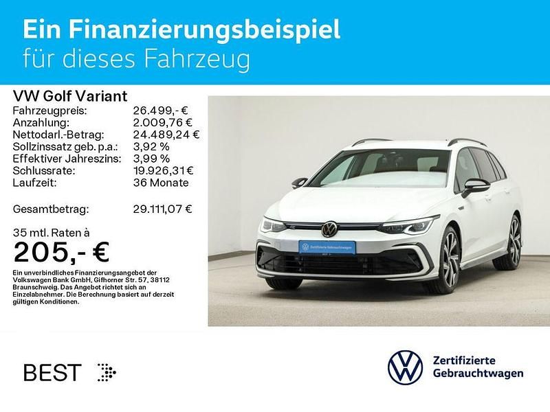 Gebraucht VW Golf VIII Style 190 PS (139 kW) 2022 Oryxweiß perlmutteffekt Kombi