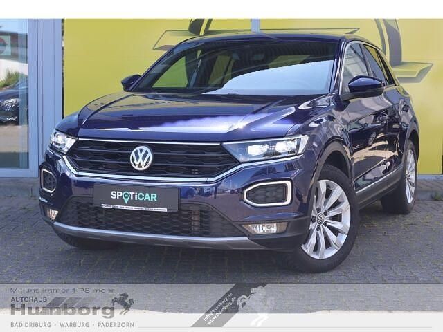 Blau Gebraucht 2020 VW T-Roc Sportline SUV | 25.440 € (Fairer Preis) - Bild 1/4