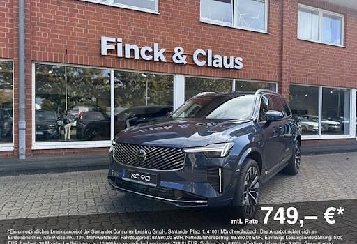 Neu Volvo XC90 Ultra 455 PS (334 kW) 2026 Blau SUV