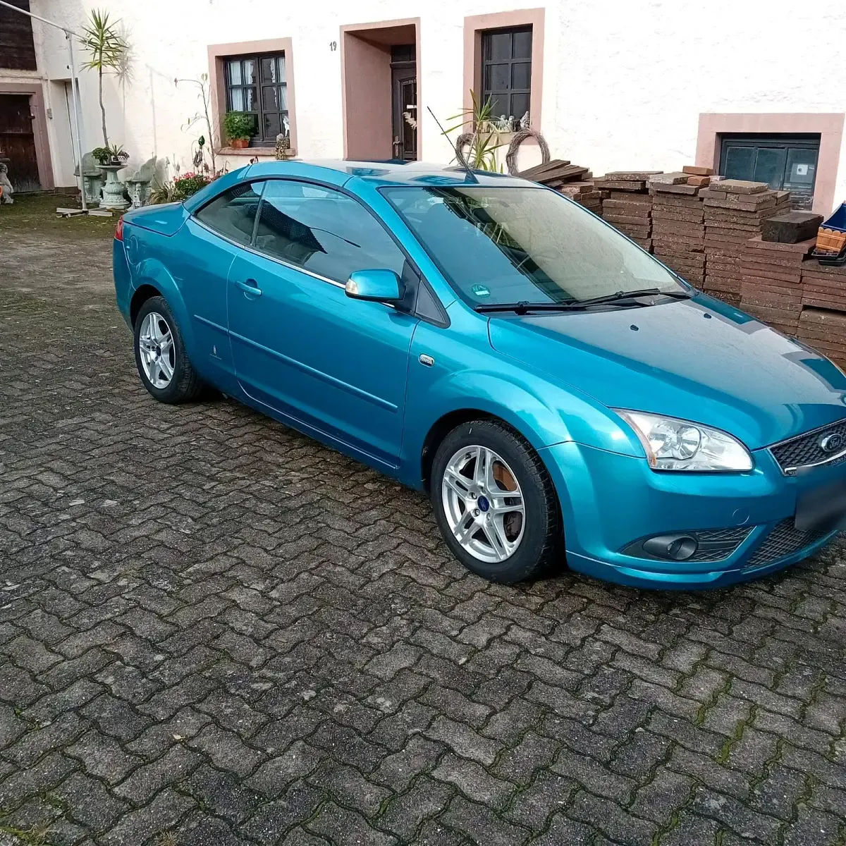 Gebraucht Ford Focus Cabriolet 101 PS (74 kW) 2007 Blau Cabrio