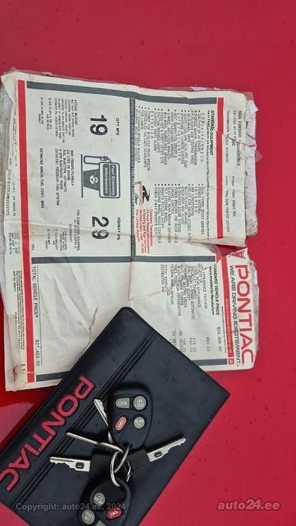 Gebraucht Pontiac Firebird 196 PS (144 kW) 1998 Rot Cabrio