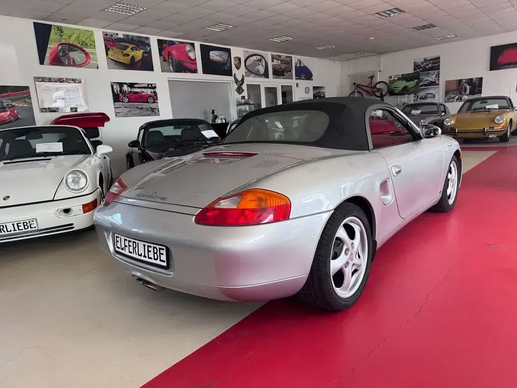 Gebraucht Porsche Boxster 204 PS (150 kW) 1997 Silber Cabrio