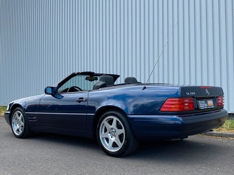 Gebraucht Mercedes SL280 193 PS (141 kW) 1996 Blau Cabrio