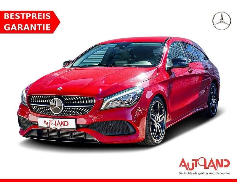 Rot Gebraucht 2018 Mercedes CLA220 AMG Limousine | 24.990 € (Fairer Preis) - Bild 1/4