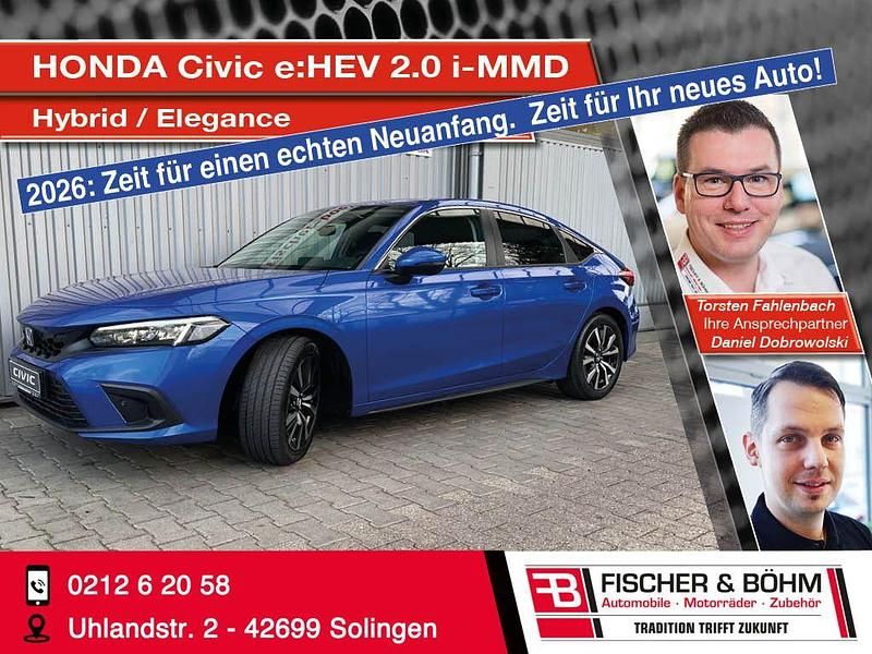 Blau Gebraucht 2025 Honda Civic Elegance Limousine | 32.790 € (Etwas zu teuer) - Bild 1/4