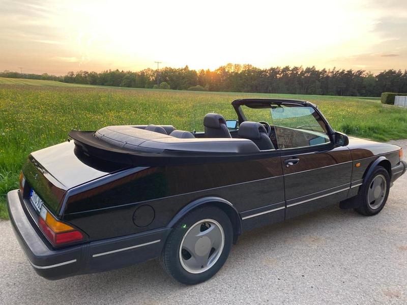 Schwarz Gebraucht 1993 Saab 900 Cabriolet Cabrio | 9.800 € - Bild 1/4