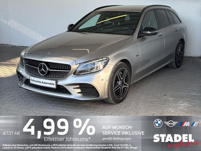 Silber Gebraucht 2020 Mercedes E300 AMG line Limousine | 25.444 € (Superpreis) - Bild 1/4