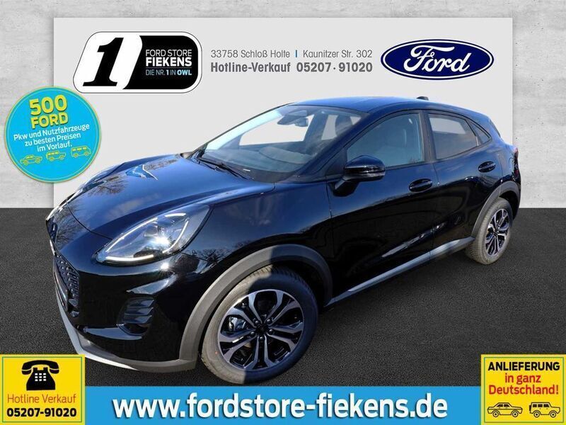 Schwarz Neu 2024 Ford Puma Titanium SUV | 27.500 € (Fairer Preis) - Bild 1/4