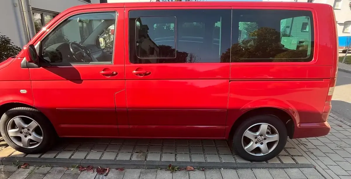 Brugt VW T5 174 HK (127 kW) 2004 Rød Van