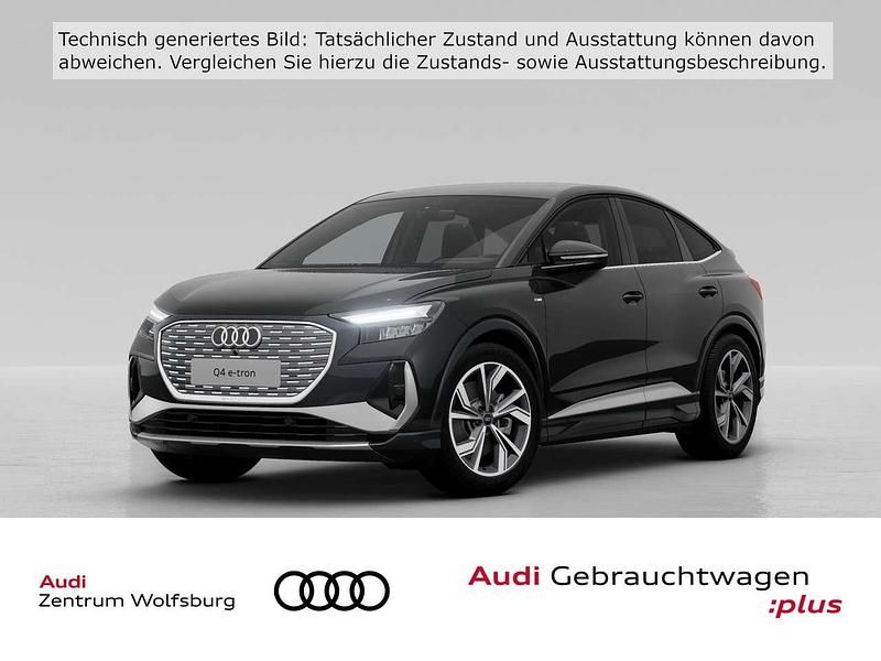 Mythosschwarz metallic Gebraucht 2022 Audi e-tron Sportback SUV | 32.990 € (Fairer Preis) - Bild 1/4