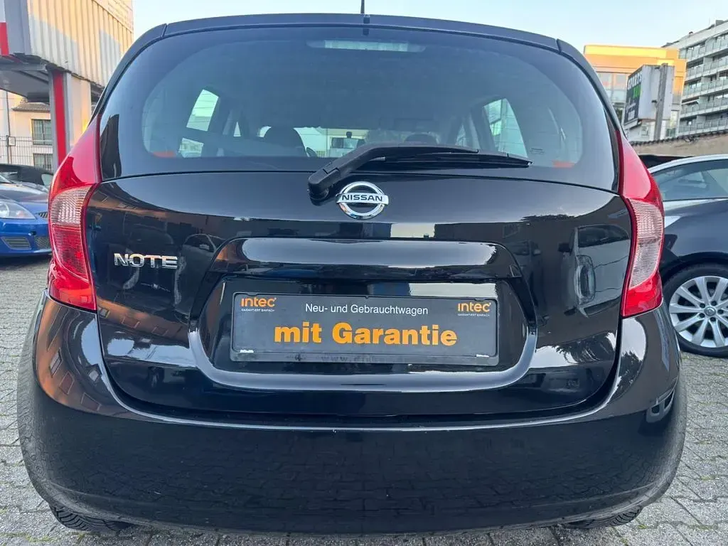 Gebraucht Nissan Note Visia 80 PS (58 kW) 2016 Schwarz Kleinwagen