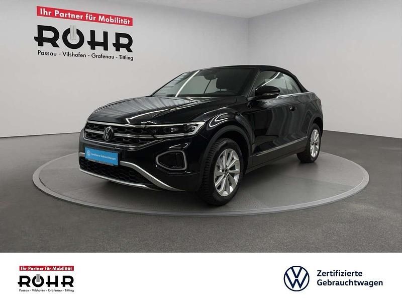 Deep black perleffekt Gebraucht 2025 VW T-Roc Cabriolet Style Cabrio | 27.740 € (Superpreis) - Bild 1/4