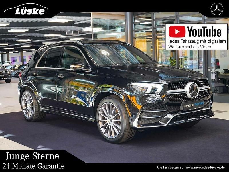 Obsidianschwarz Gebraucht 2022 Mercedes GLE350 AMG line SUV | 64.900 € (Teuer) - Bild 1/4