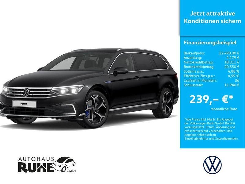 Schwarz Gebraucht 2022 VW Passat GTE Kombi | 22.490 € (Fairer Preis) - Bild 1/4