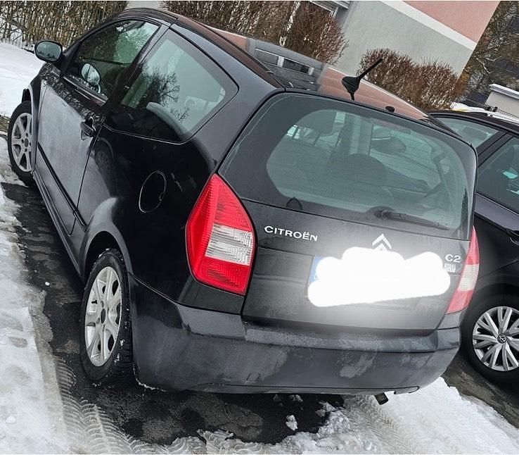 Gebraucht Citroën C2 90 PS (66 kW) 2008 Schwarz Kleinwagen