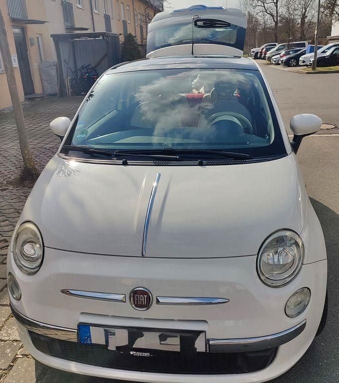 Gebraucht Fiat 500 Pop 101 PS (74 kW) 2009 Weiß Cabrio