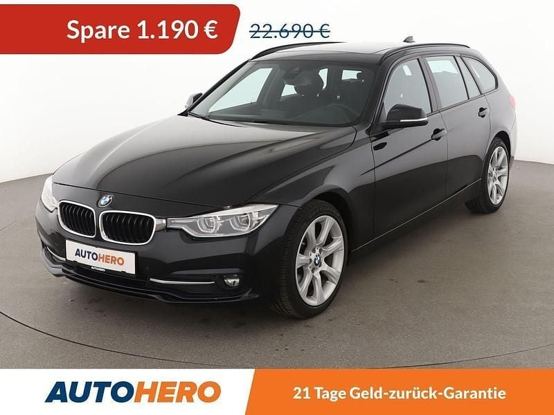 Schwarz Gebraucht 2018 BMW 320 Sport Line Kombi | 20.880 € (Fairer Preis) - Bild 1/3