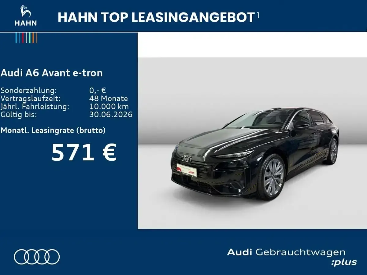 Gebraucht Audi A6 e-tron Advanced 210 kW (286 PS) 2025 Schwarz Kombi