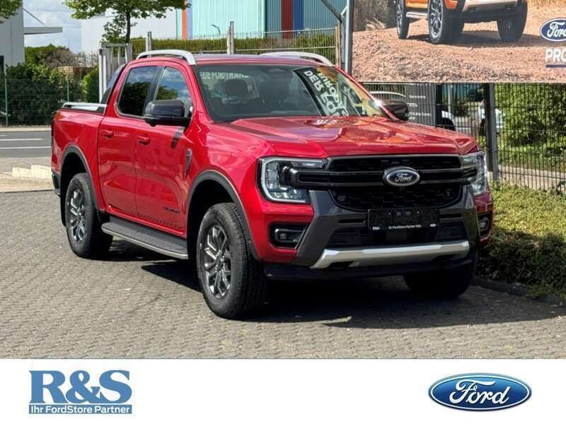Rot Gebraucht 2023 Ford Ranger Wildtrack Abholung | 43.490 € (Fairer Preis) - Bild 1/4