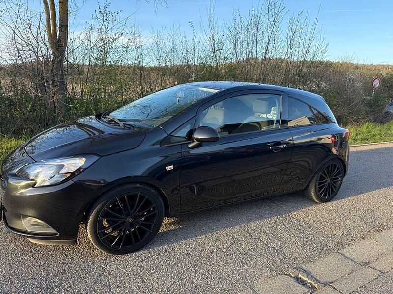 Gebraucht Opel Corsa Edition 90 PS (66 kW) 2016 Schwarz Kleinwagen