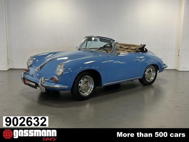 Blau Gebraucht 1963 Porsche 356 Cabrio | 139.000 € - Bild 1/4