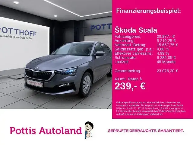Gebraucht Skoda Scala Ambition 150 PS (110 kW) 2023 Kleinwagen
