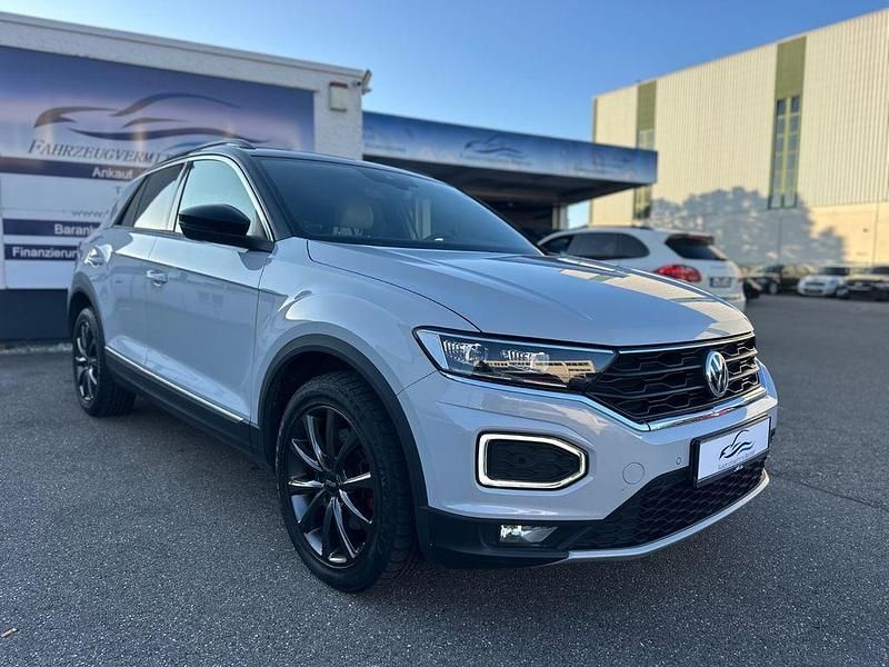 Silber Gebraucht 2018 VW T-Roc Sportline SUV | 19.900 € (Guter Preis) - Bild 1/4