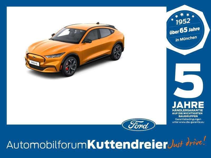 Cyber orange Neu 2025 Ford Mustang Mach-E Standard Range SUV | 58.370 € (Etwas zu teuer) - Bild 1/4