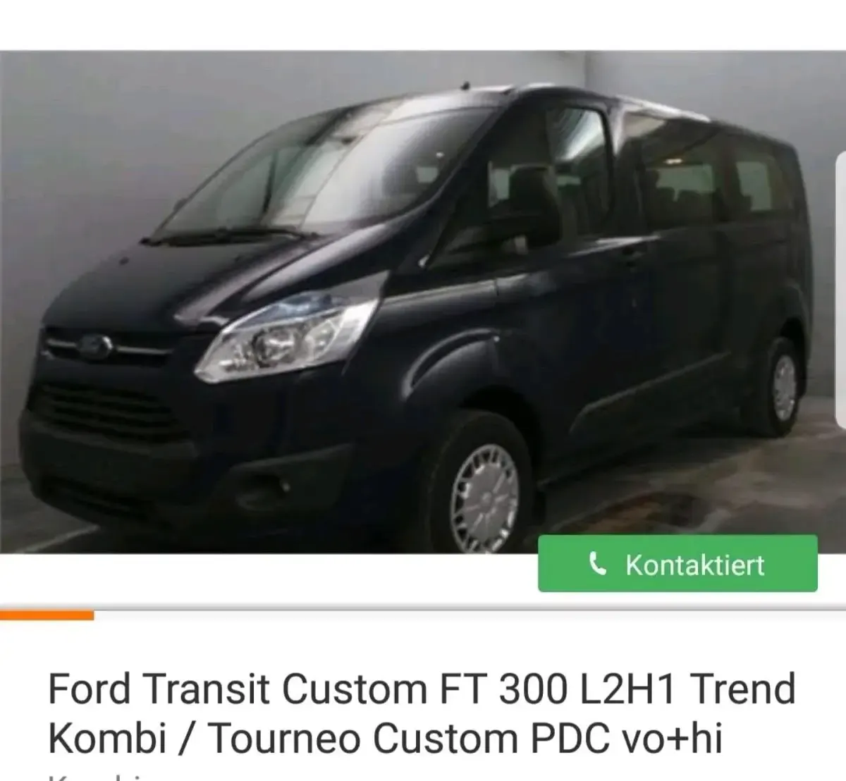 Gebraucht Ford Transit Custom 132 PS (97 kW) 2015 Blau Van