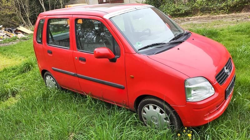 Rot Gebraucht 2001 Opel Agila Kleinwagen | 1.000 € (Fairer Preis) - Bild 1/4