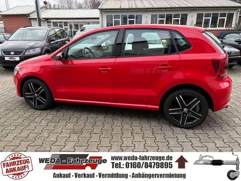 Gebraucht VW Polo Highline 86 PS (63 kW) 2009 Flashrot Kleinwagen