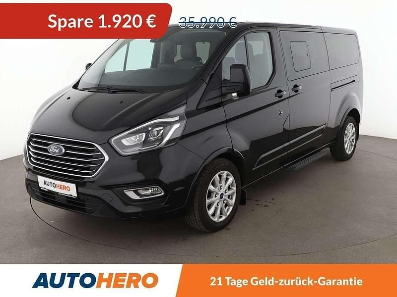 Obsidianschwarz metallic Gebraucht 2022 Ford Tourneo Custom Trend Van / Kleinbus | 34.070 € - Bild 1/3